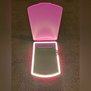 Blushly Super Slim LED Lighted Folding Vanity Mirror Used